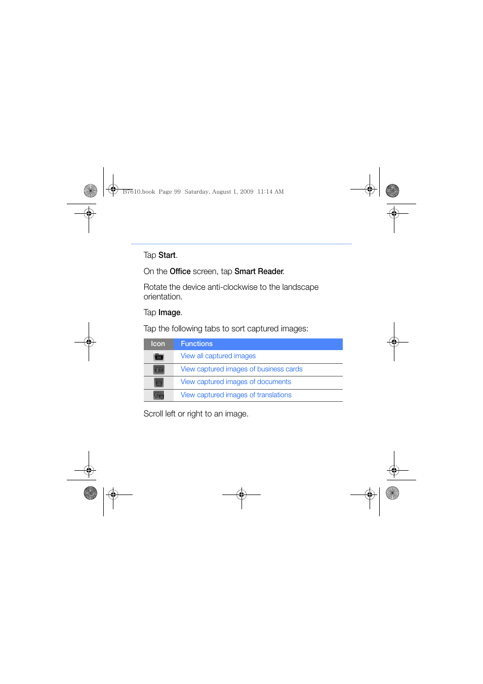 View captured images | Sanyo GH68-24473A User Manual | Page 100 / 158