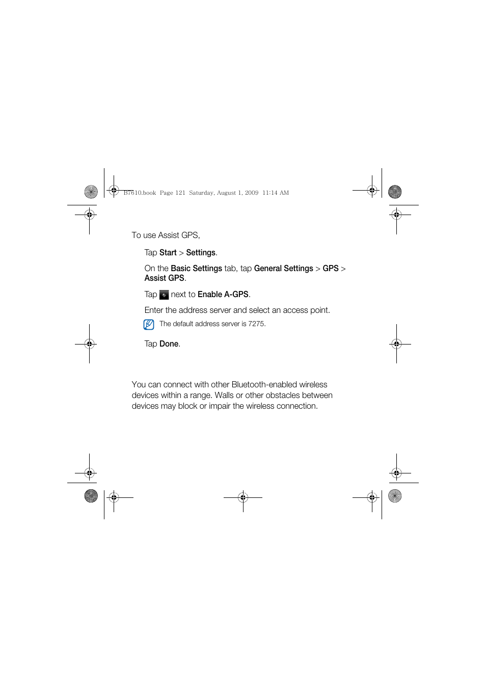 Bluetooth | Sanyo GH68-24473A User Manual | Page 122 / 158