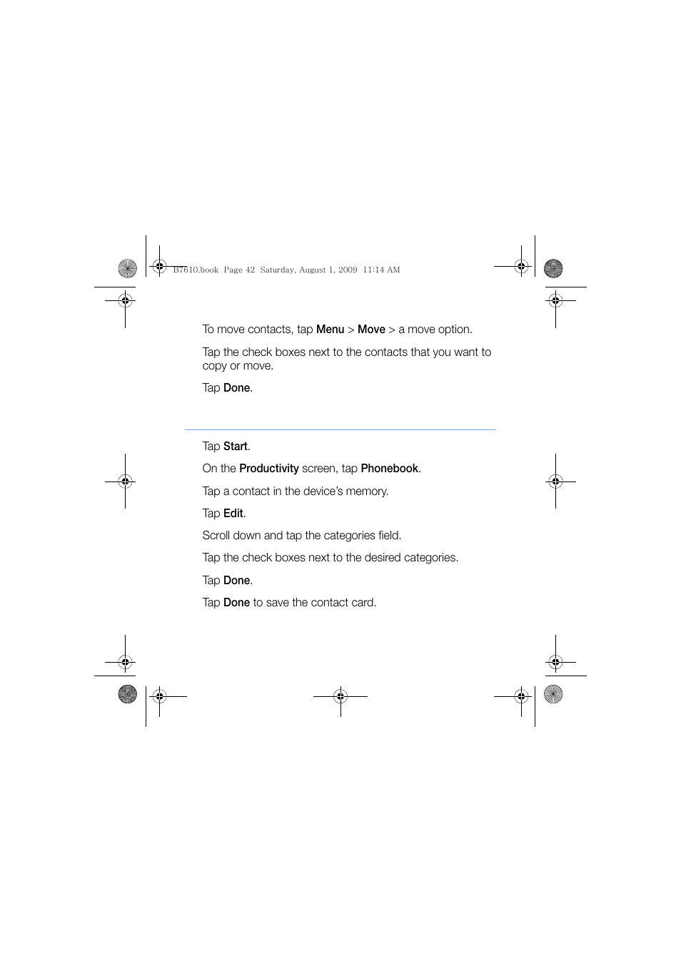 Organise your contacts into categories | Sanyo GH68-24473A User Manual | Page 43 / 158