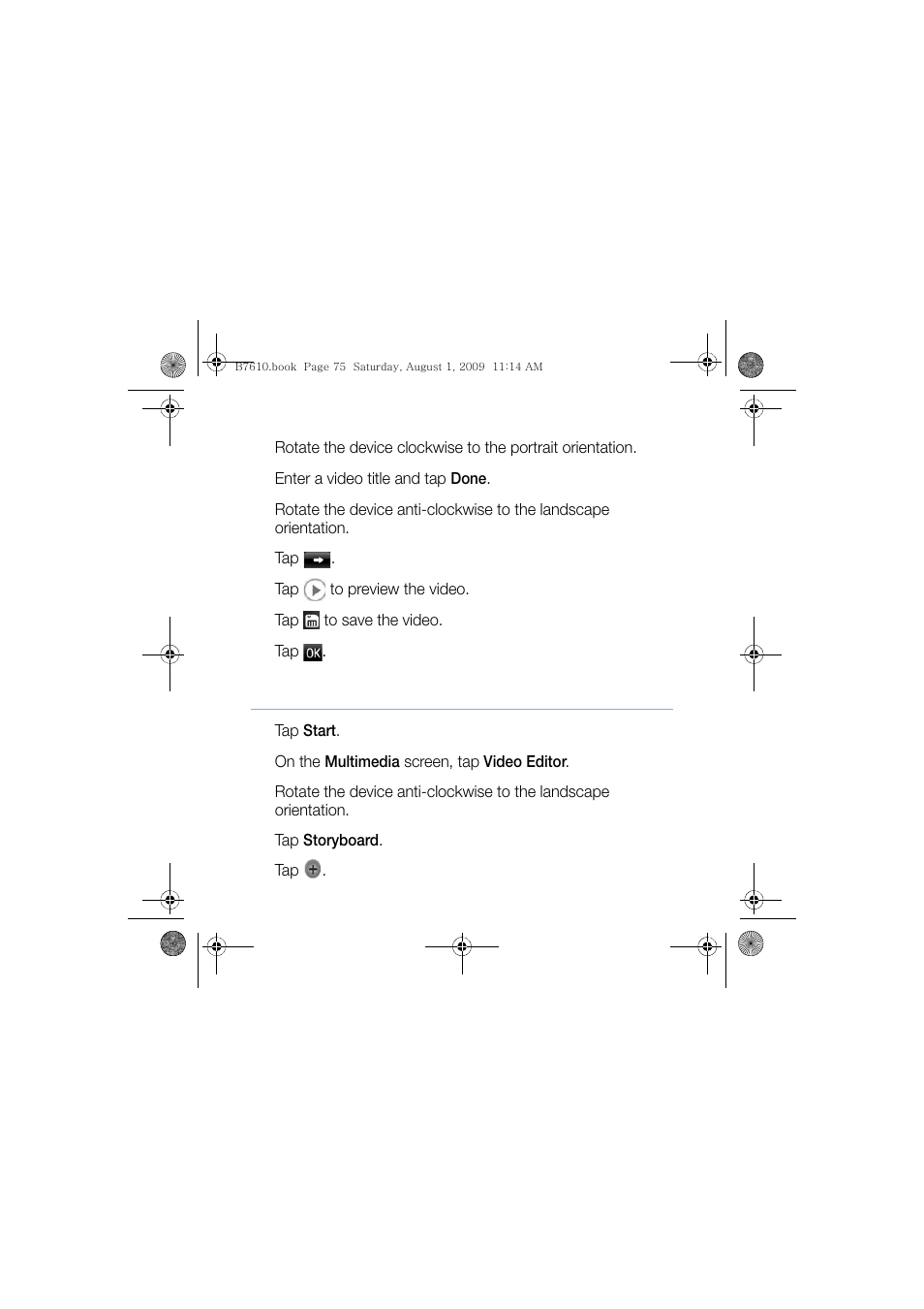 Create a storyboard | Sanyo GH68-24473A User Manual | Page 76 / 158