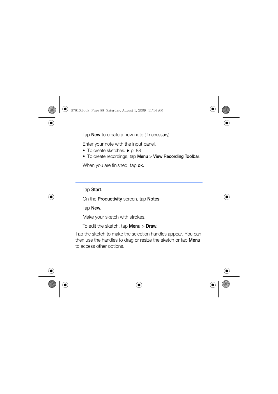 Create a sketch | Sanyo GH68-24473A User Manual | Page 89 / 158