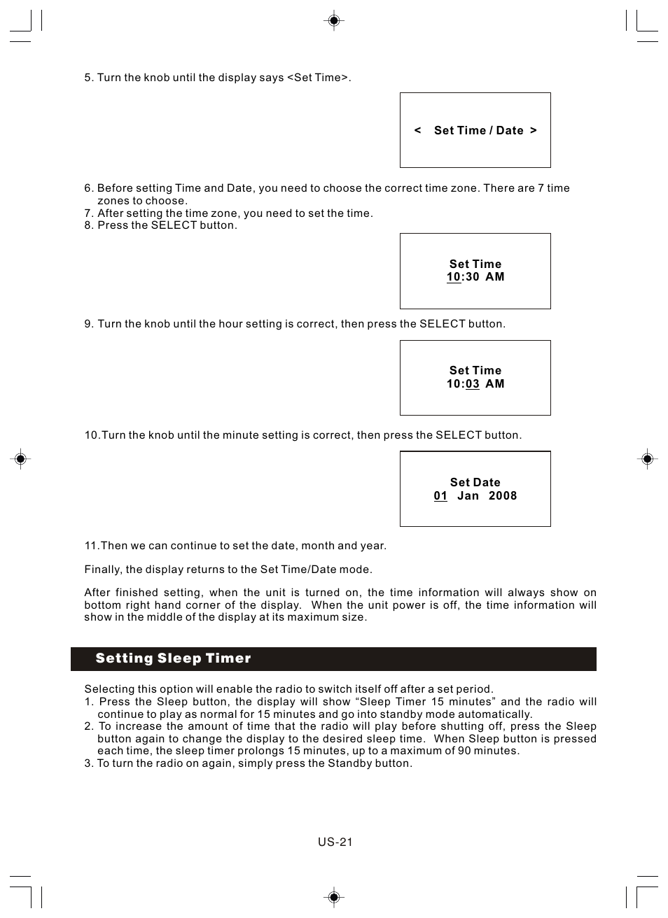 頁面 22 | Sanyo R227 User Manual | Page 22 / 29