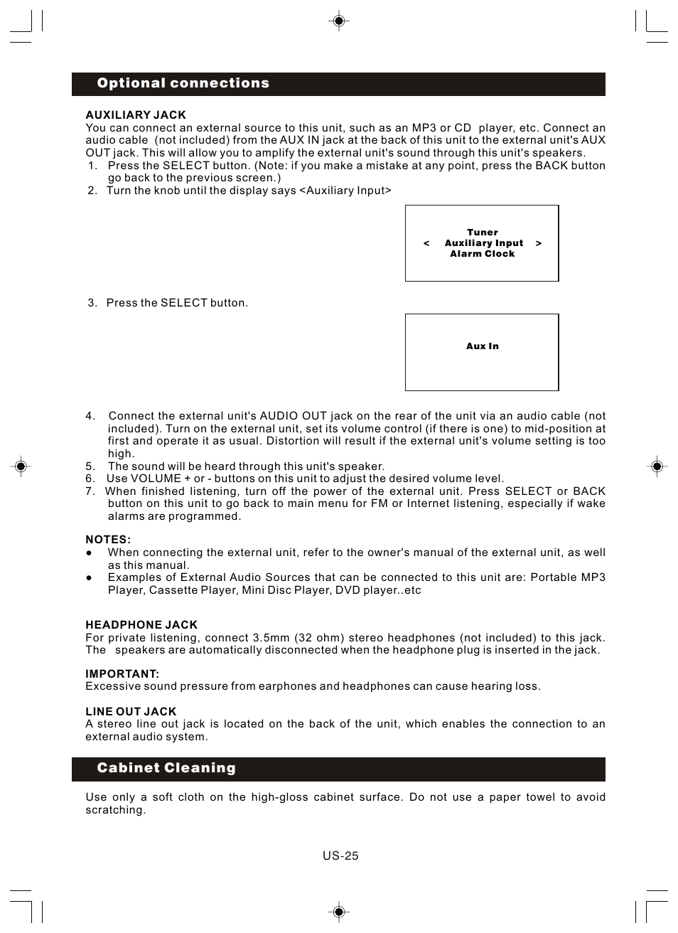 頁面 26 | Sanyo R227 User Manual | Page 26 / 29