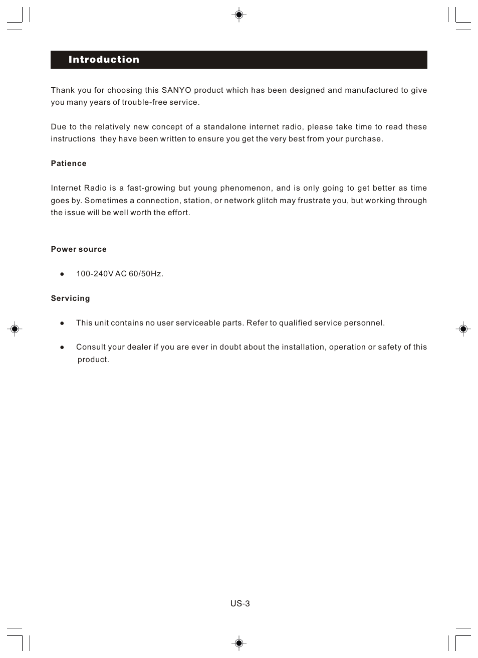 頁面 4 | Sanyo R227 User Manual | Page 4 / 29