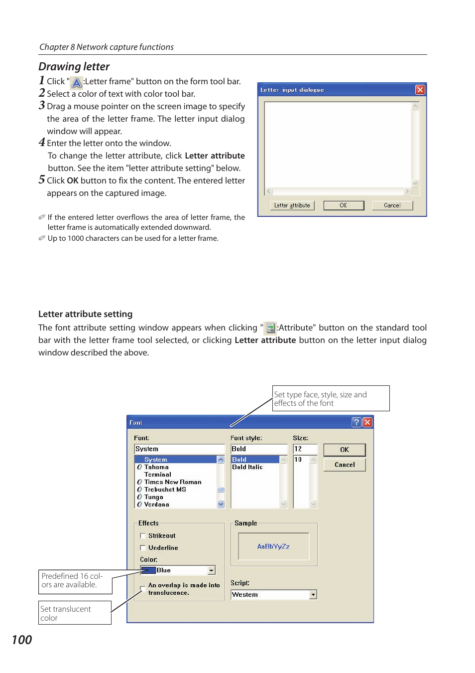 Drawing letter | Sanyo SO-WIN-KF3AC User Manual | Page 100 / 144