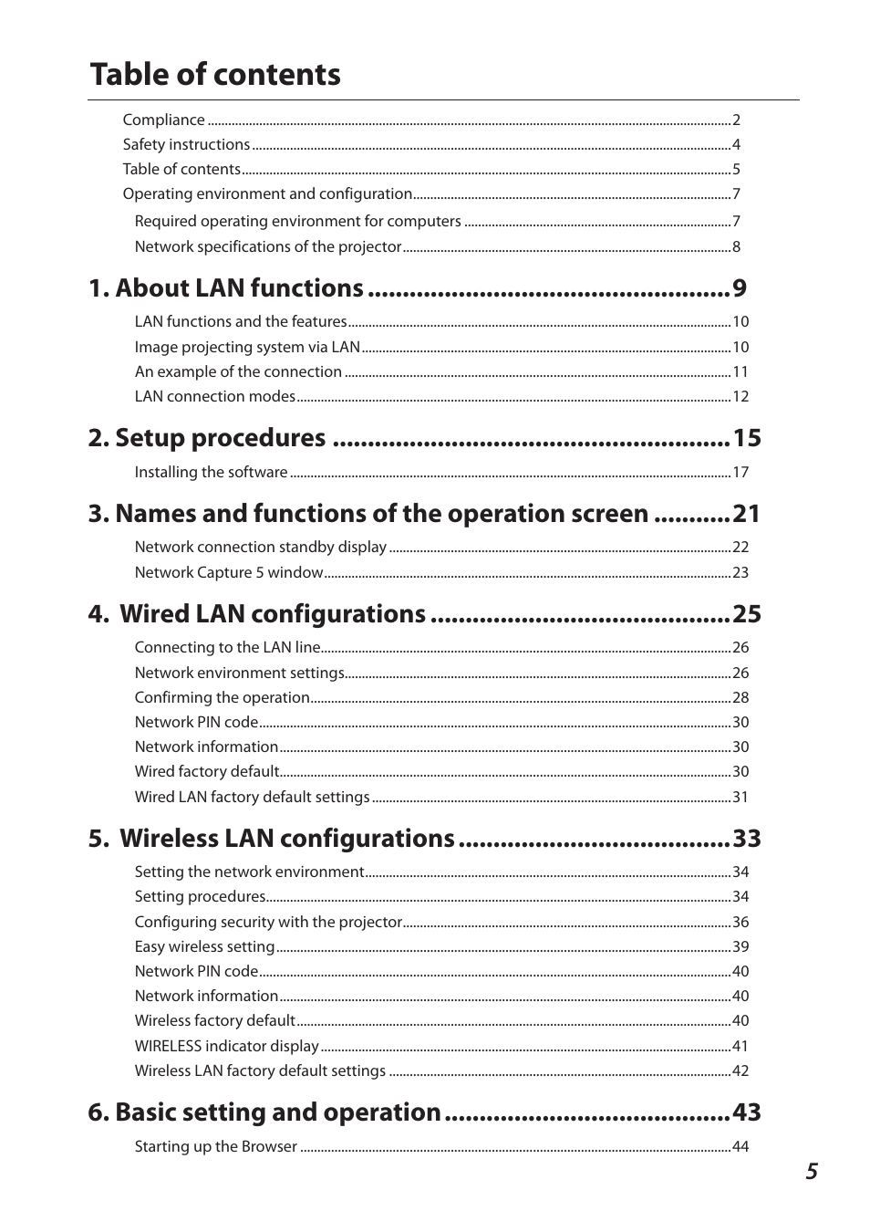 Sanyo SO-WIN-KF3AC User Manual | Page 5 / 144