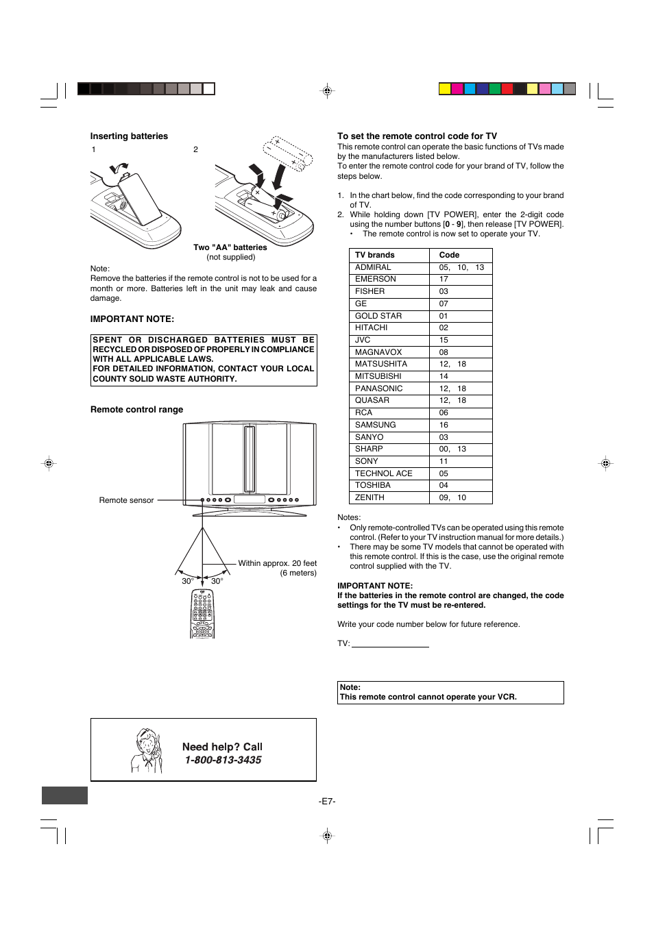 Sanyo DWM-4500 User Manual | Page 8 / 44