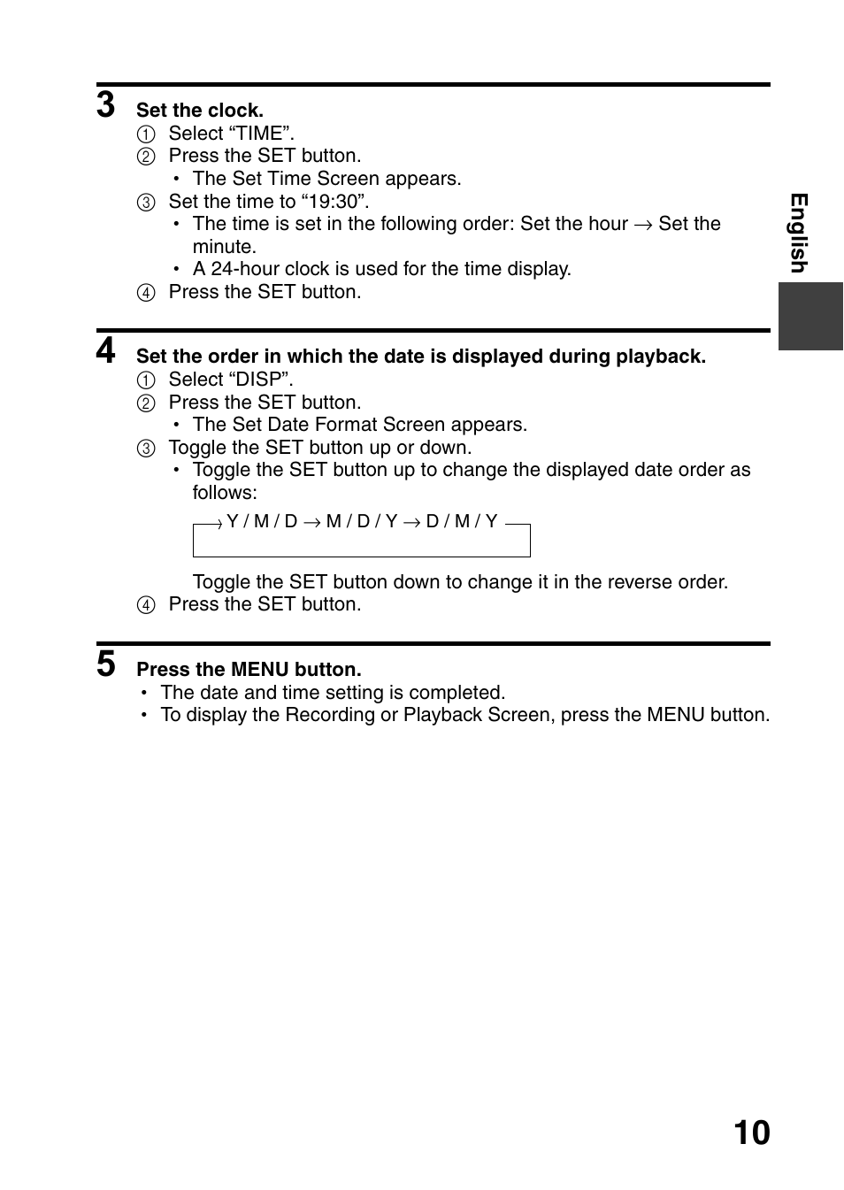 Sanyo VPC-HD1010EX User Manual | Page 11 / 26