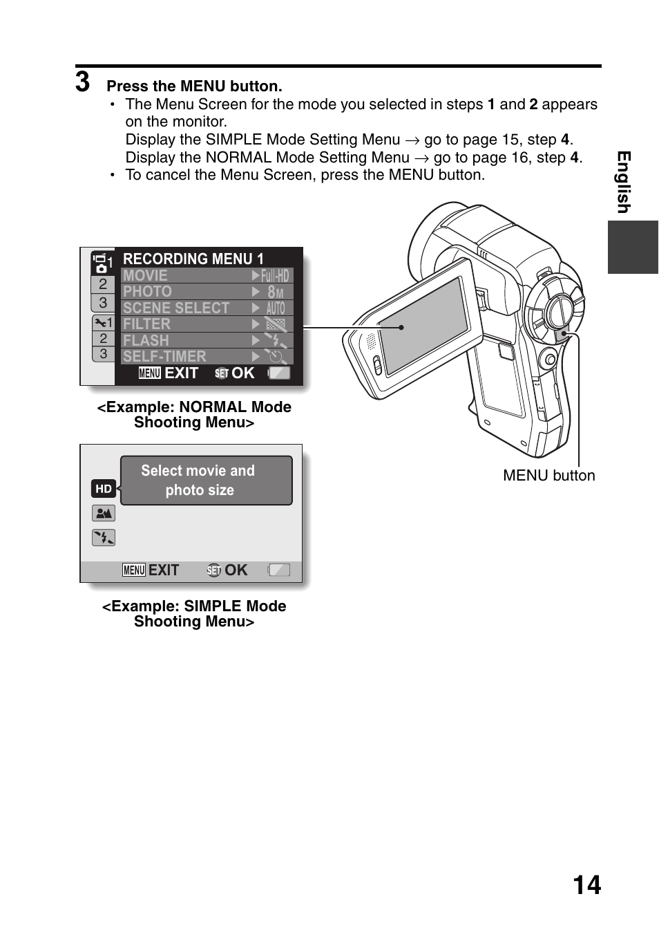 Sanyo VPC-HD1010EX User Manual | Page 15 / 26