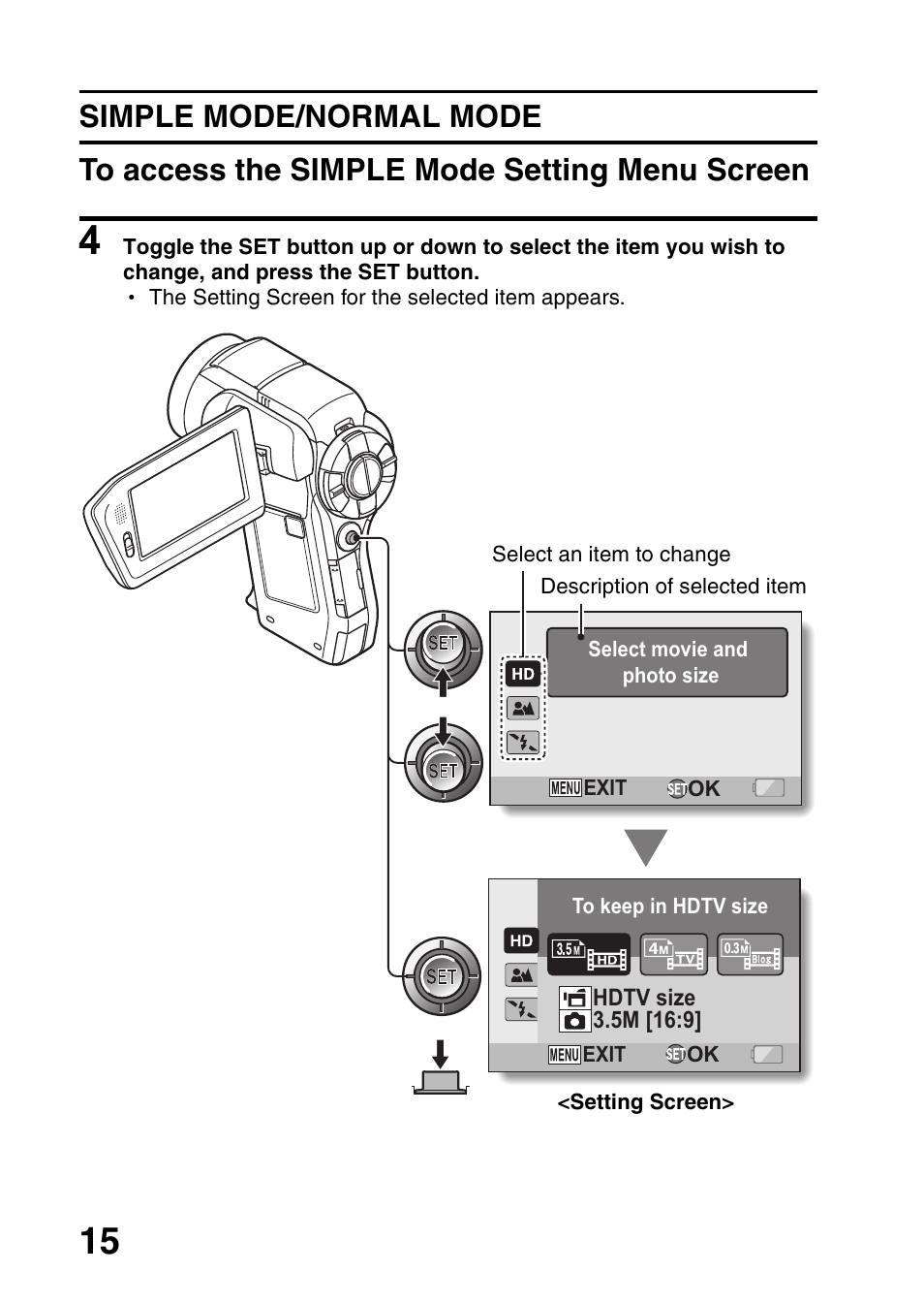 Sanyo VPC-HD1010EX User Manual | Page 16 / 26