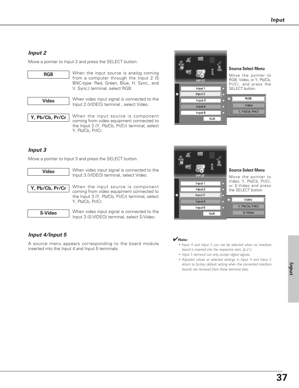 Sanyo PLC-XF60A User Manual | Page 37 / 82
