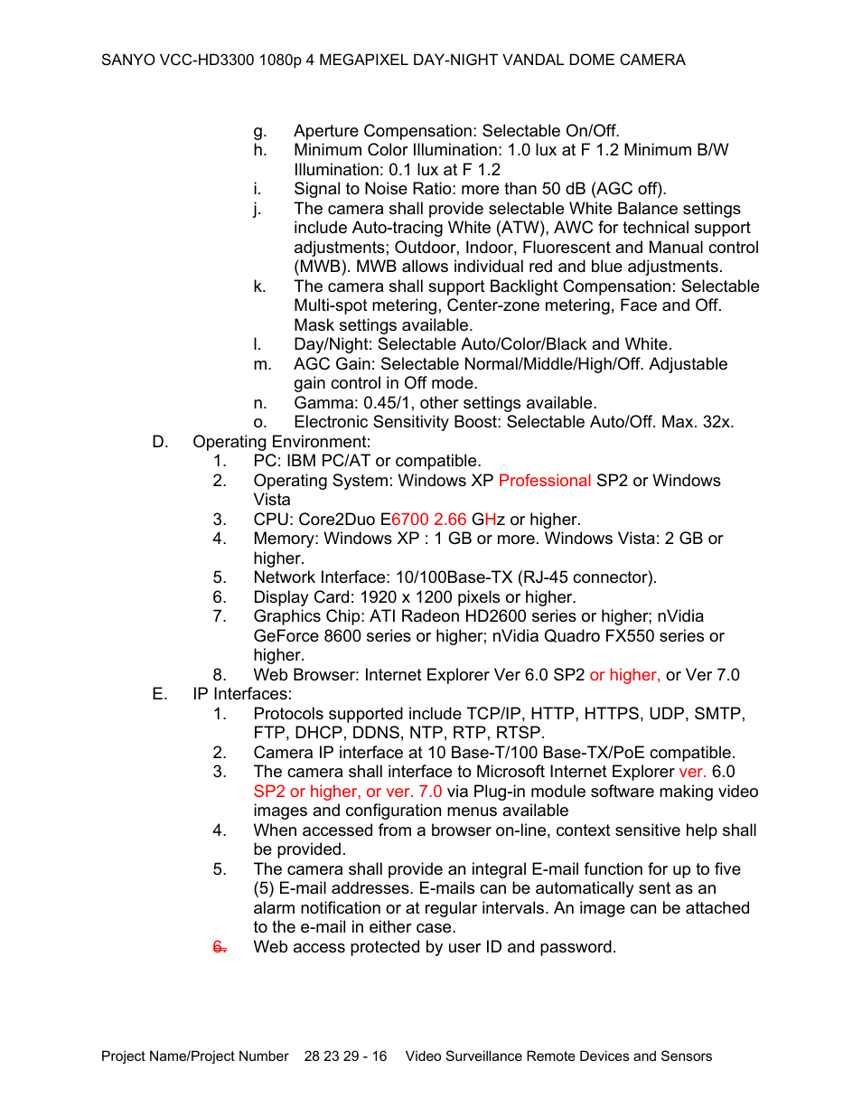 Sanyo VCC-HD3300 User Manual | Page 5 / 7