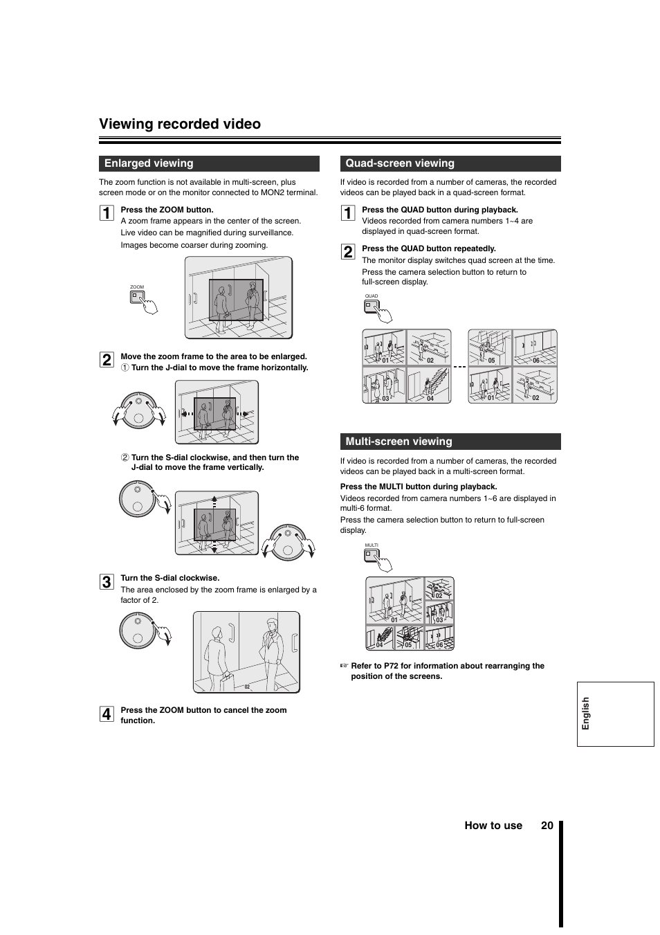 Viewing recorded video | Sanyo DSR-3706PA User Manual | Page 21 / 88