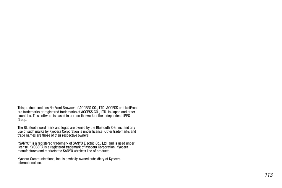 Sanyo MIRRO PLS-3810 User Manual | Page 123 / 126