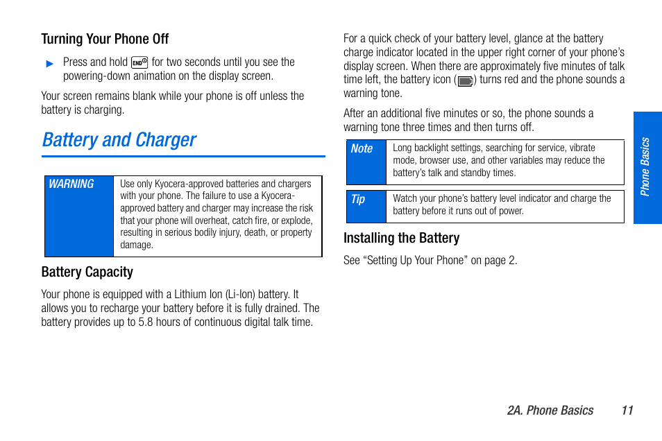 Battery and charger | Sanyo MIRRO PLS-3810 User Manual | Page 21 / 126