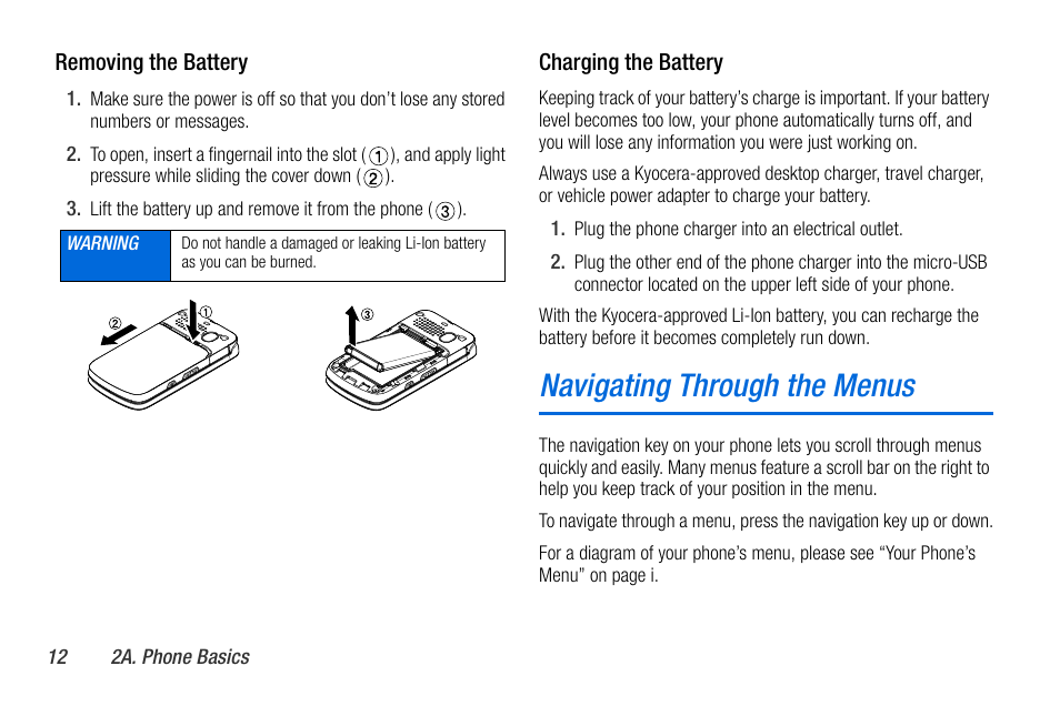Navigating through the menus | Sanyo MIRRO PLS-3810 User Manual | Page 22 / 126