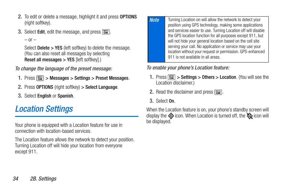 Location settings | Sanyo MIRRO PLS-3810 User Manual | Page 44 / 126