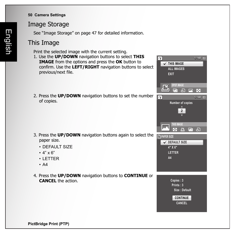 Image storage, This image, Image storage this image | English | Sanyo VPC-E1090 User Manual | Page 62 / 70