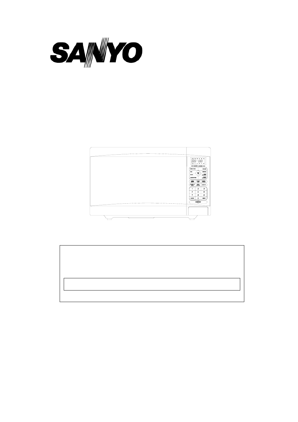 Sanyo EM-S8597W User Manual | 13 pages