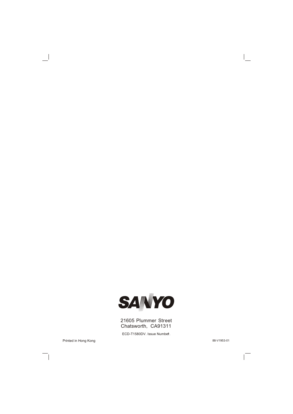 Т³гж 40 | Sanyo ECD-T1580DV User Manual | Page 40 / 40