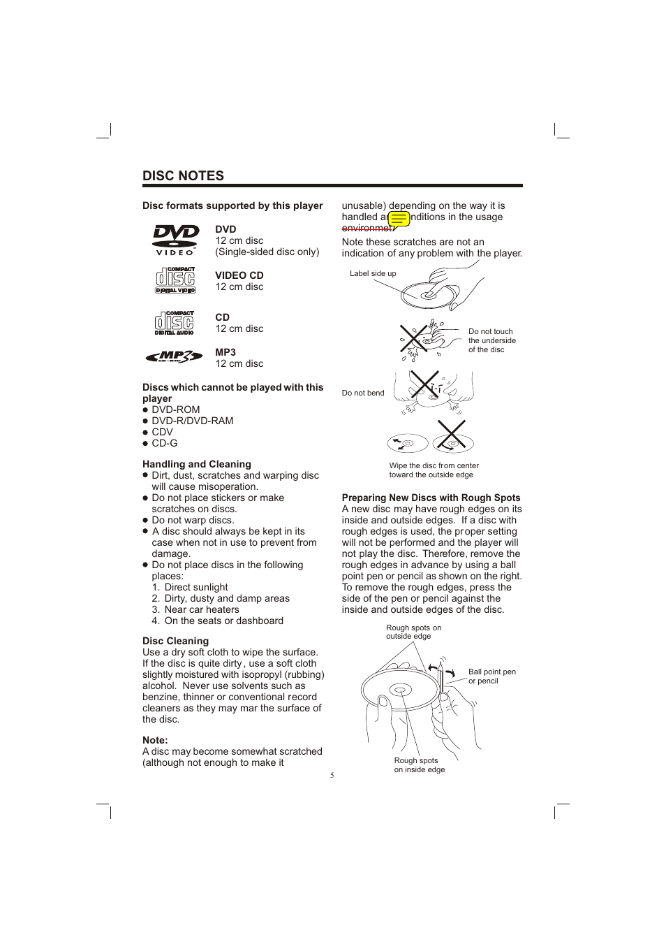 Т³гж 5 | Sanyo ECD-T1580DV User Manual | Page 5 / 40