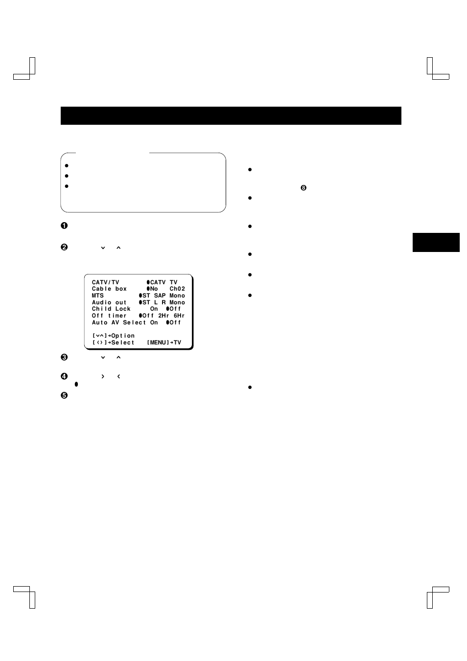 On-screen menu displaying the vcr setup menus, Vcr setup menu options, Before starting | Sanyo VHR-H530 User Manual | Page 17 / 40