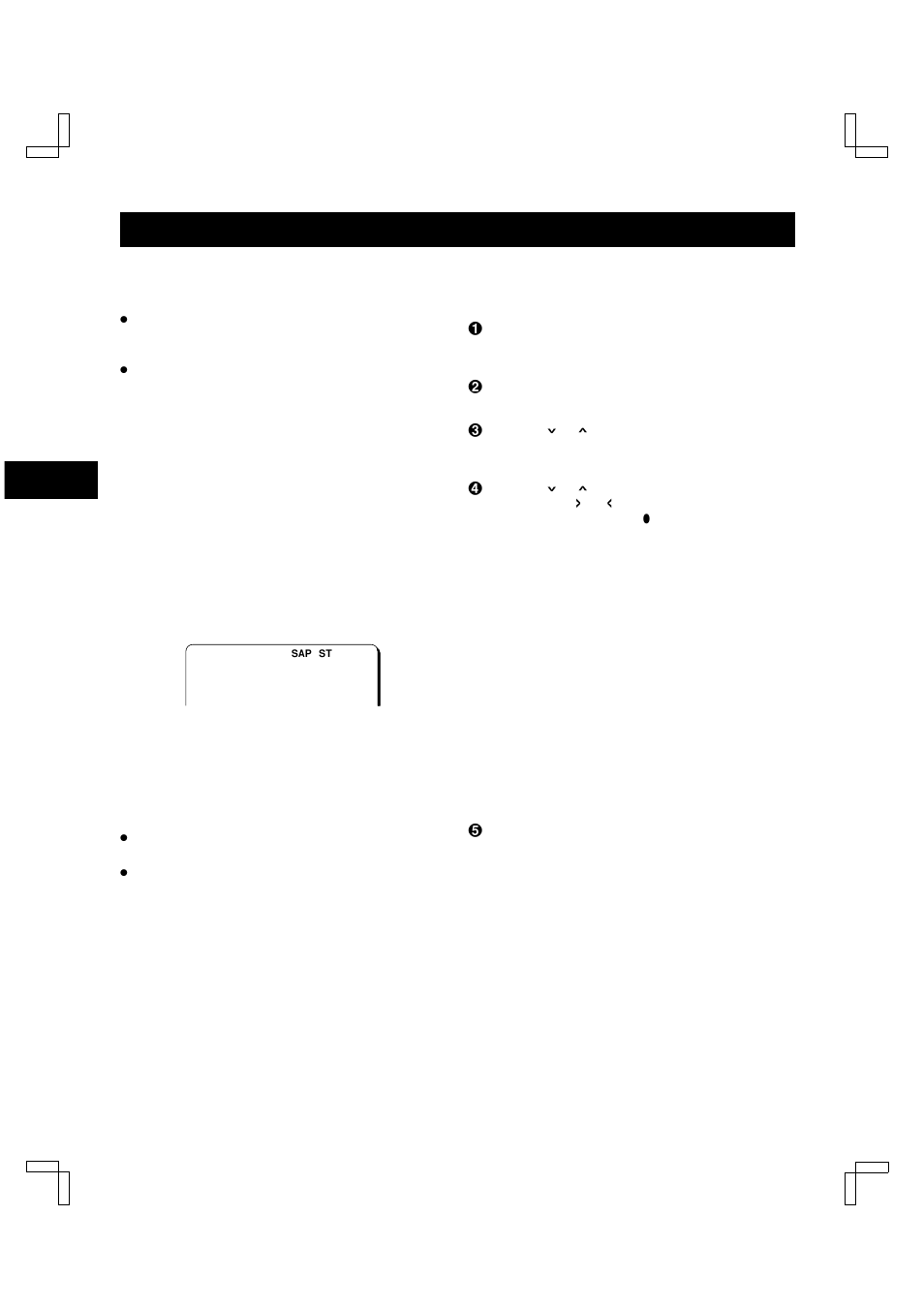 Vhs hi-fi audio and mts broadcasts, Stereo/sap recording | Sanyo VHR-H530 User Manual | Page 28 / 40