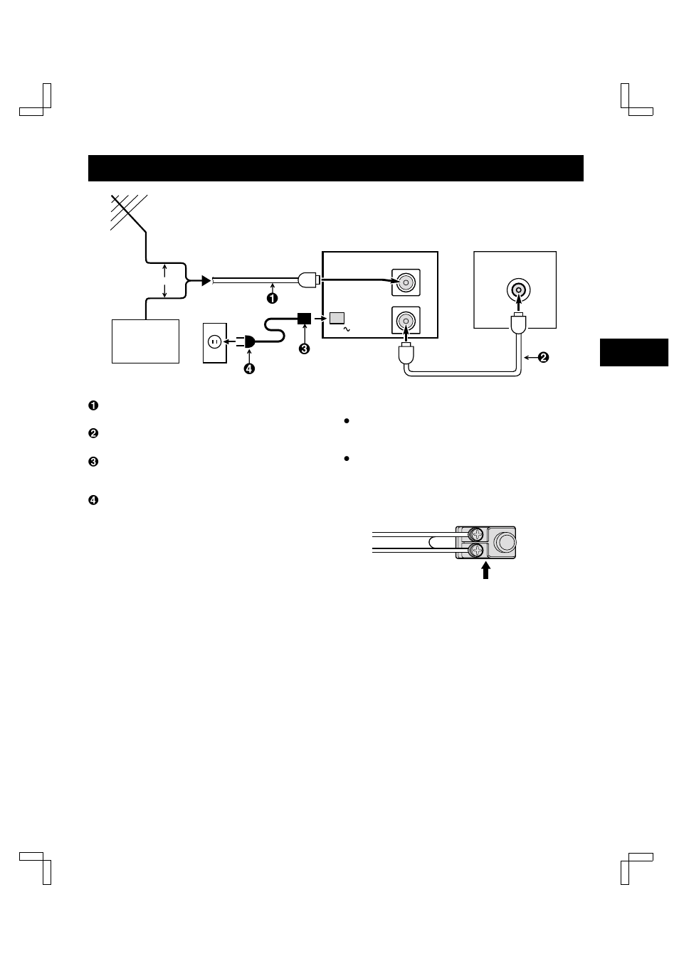 Basic antenna/cable connections | Sanyo VHR-H530 User Manual | Page 9 / 40