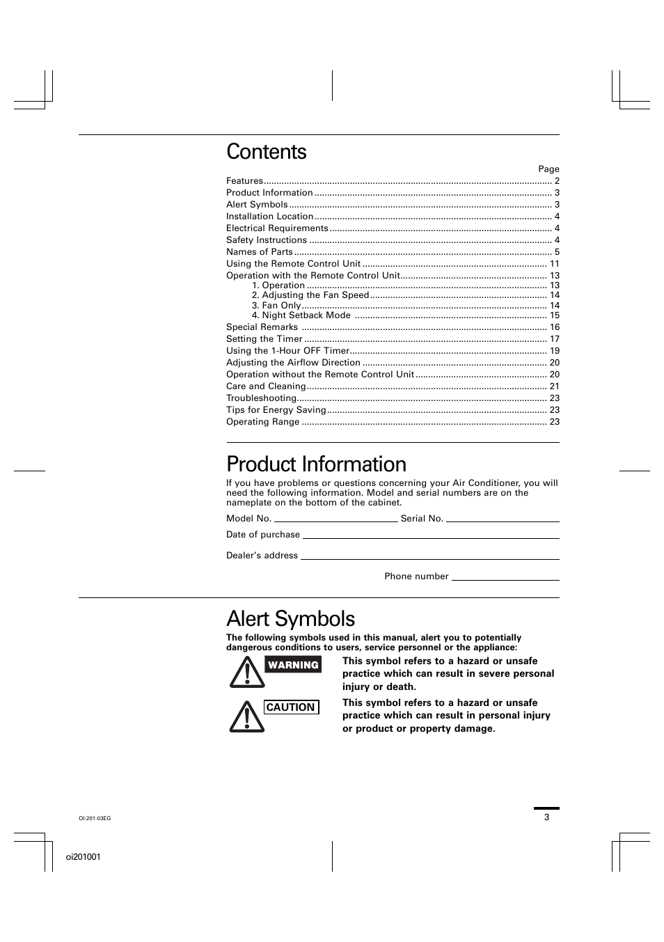 Sanyo XS4232 User Manual | Page 3 / 24