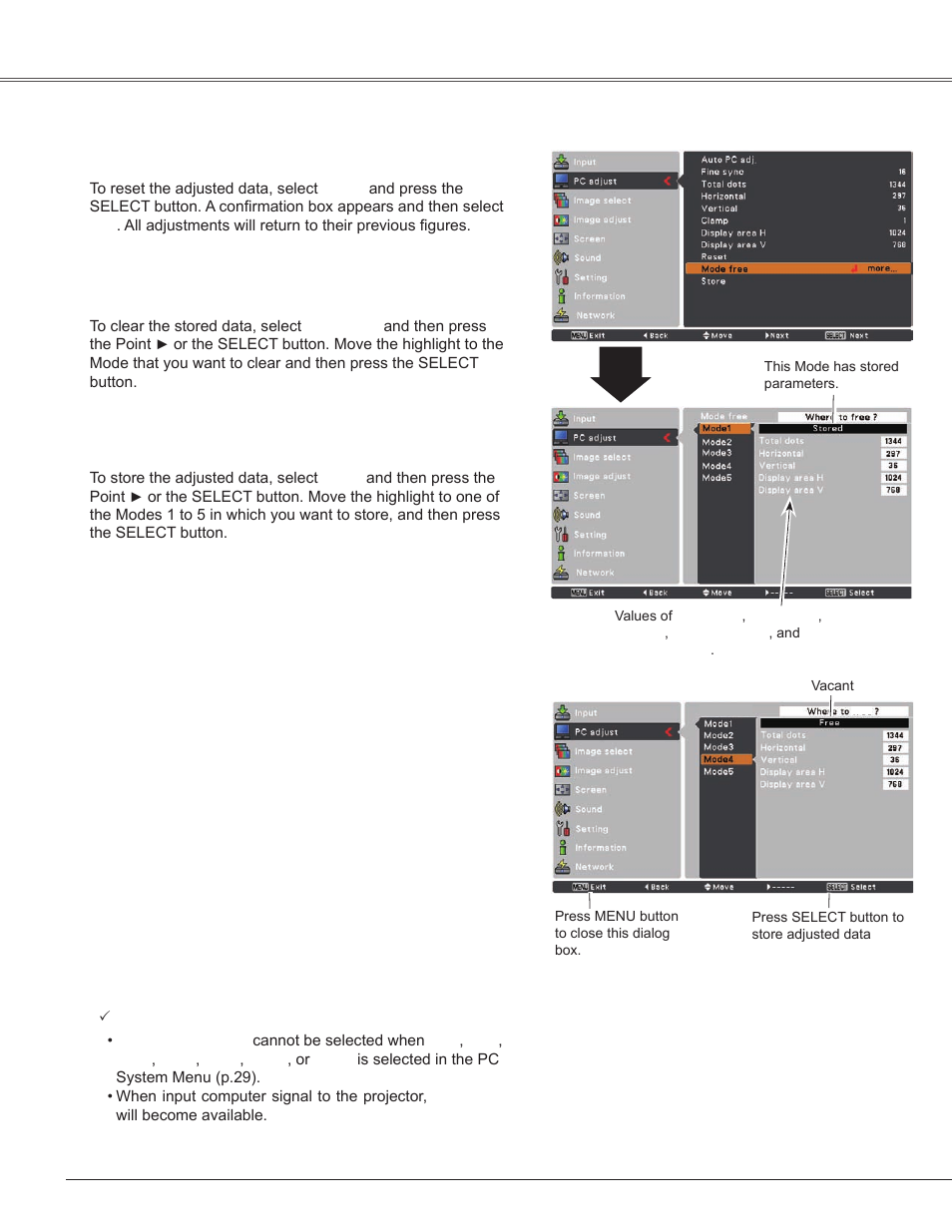 Computer input | Sanyo PLC-WXU300K User Manual | Page 32 / 82