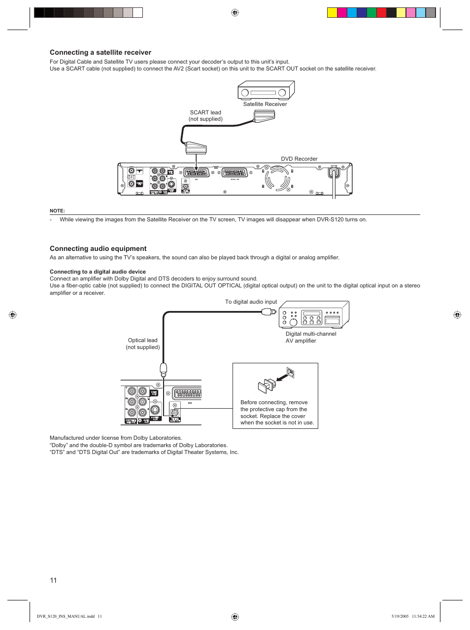 Sanyo DVR-S120 User Manual | Page 12 / 40