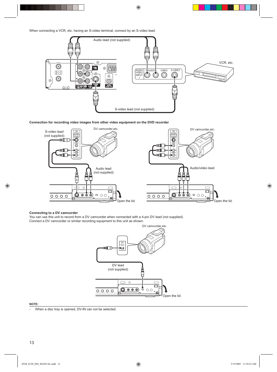 Sanyo DVR-S120 User Manual | Page 14 / 40