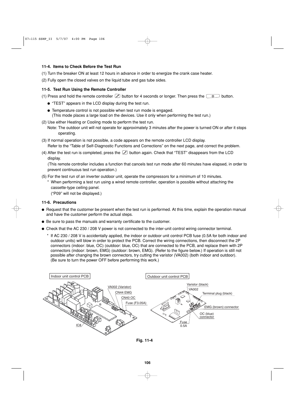 Sanyo C4272R S/C User Manual | Page 106 / 111