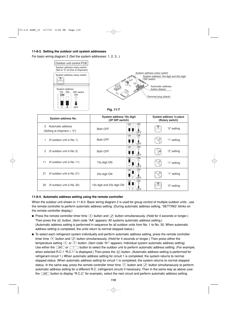 Sanyo C4272R S/C User Manual | Page 110 / 111