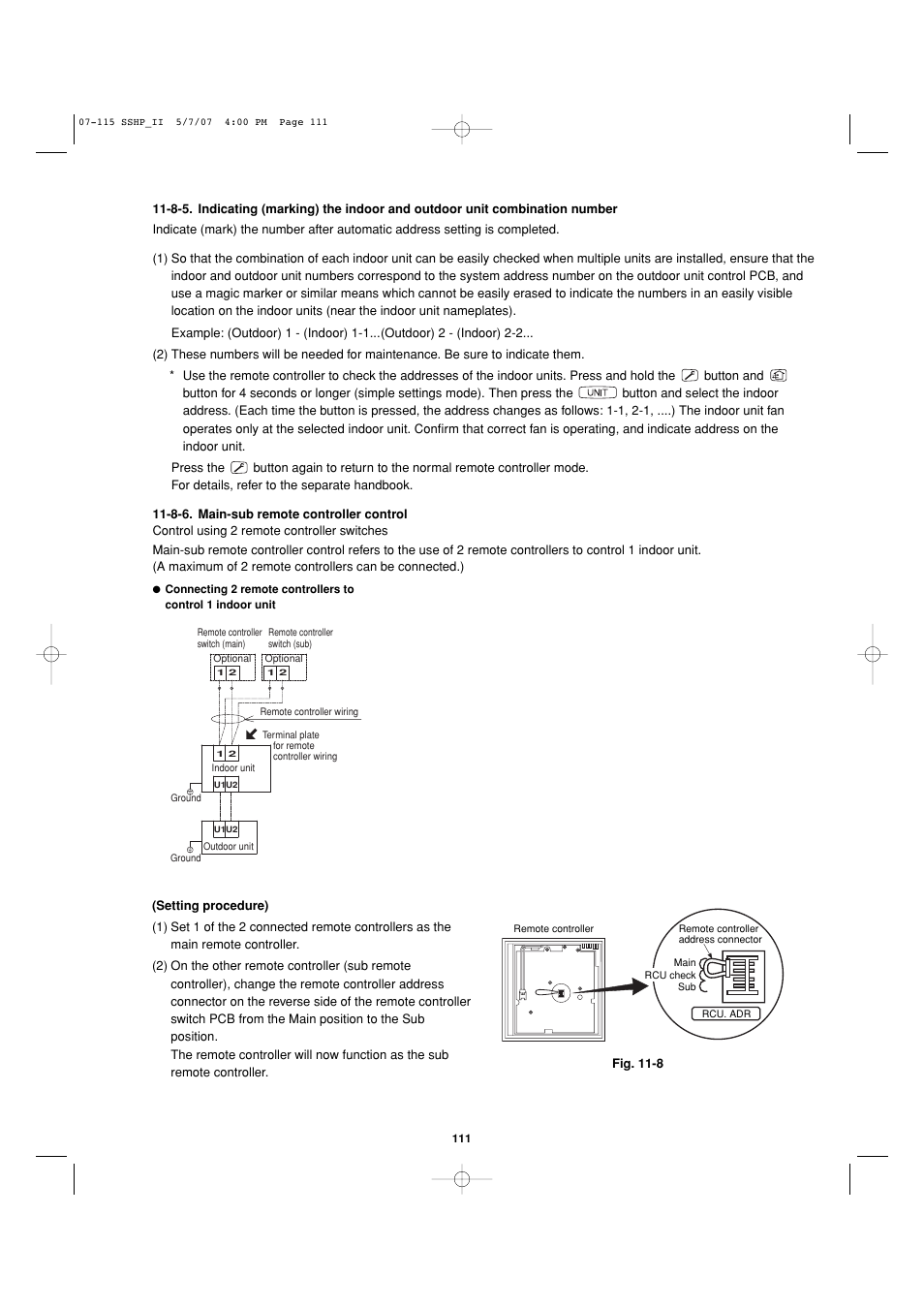 Sanyo C4272R S/C User Manual | Page 111 / 111