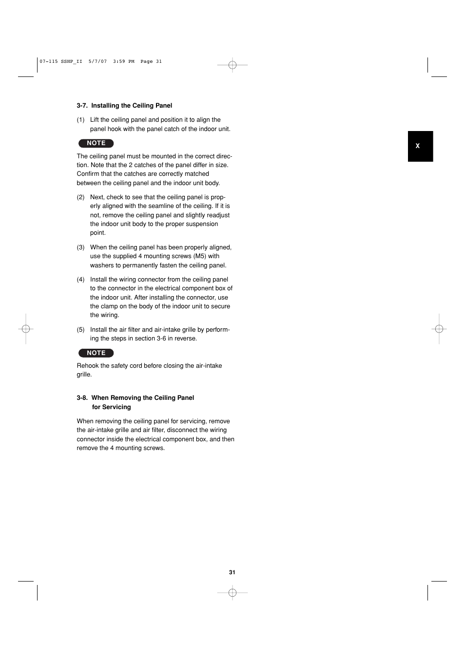 Sanyo C4272R S/C User Manual | Page 31 / 111
