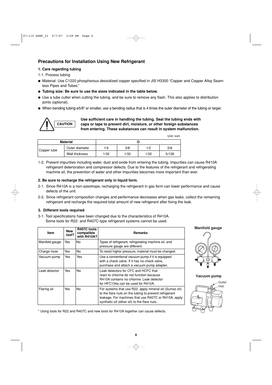 Sanyo C4272R S/C User Manual | Page 4 / 111