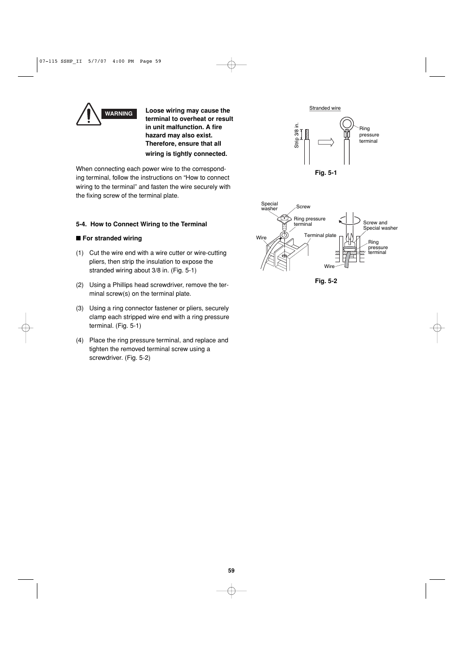 Sanyo C4272R S/C User Manual | Page 59 / 111