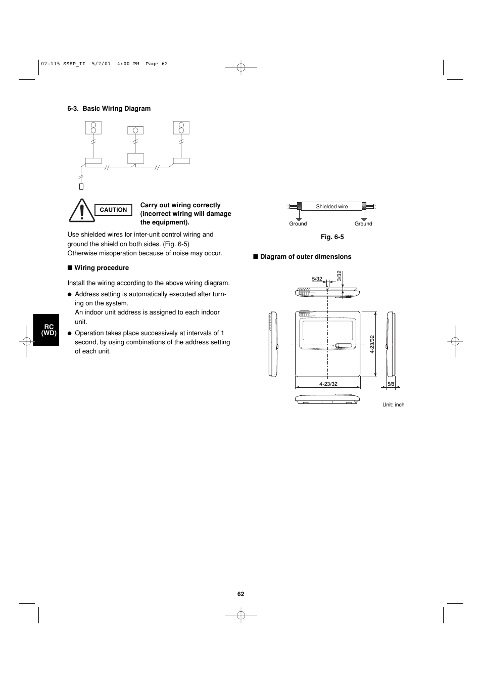 Sanyo C4272R S/C User Manual | Page 62 / 111