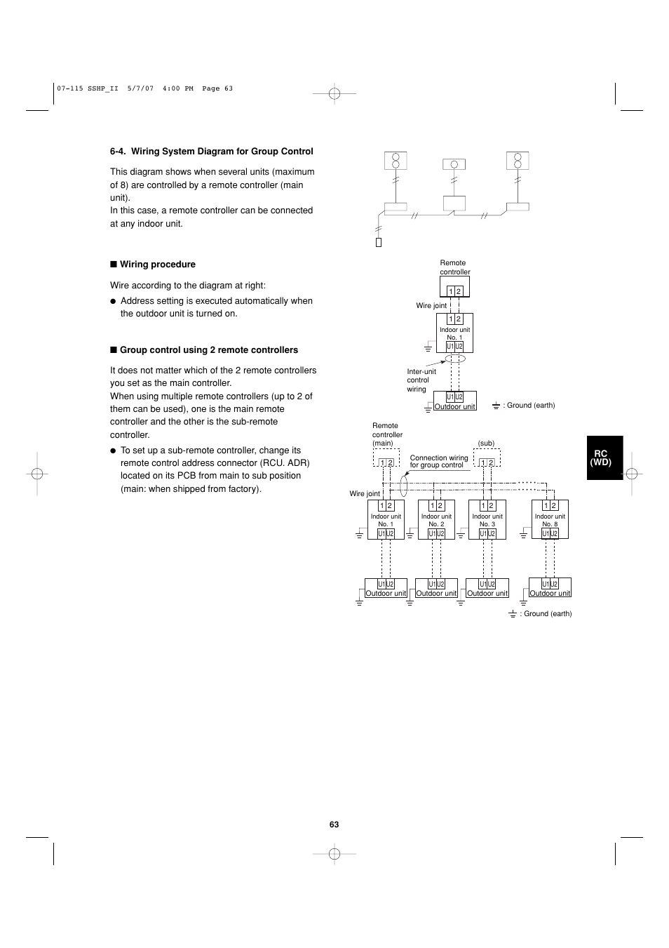 Sanyo C4272R S/C User Manual | Page 63 / 111