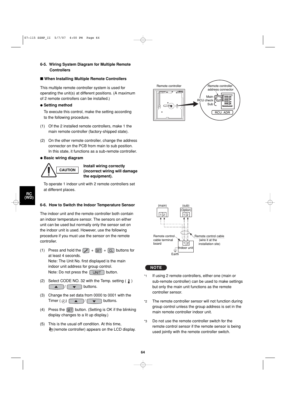 Sanyo C4272R S/C User Manual | Page 64 / 111