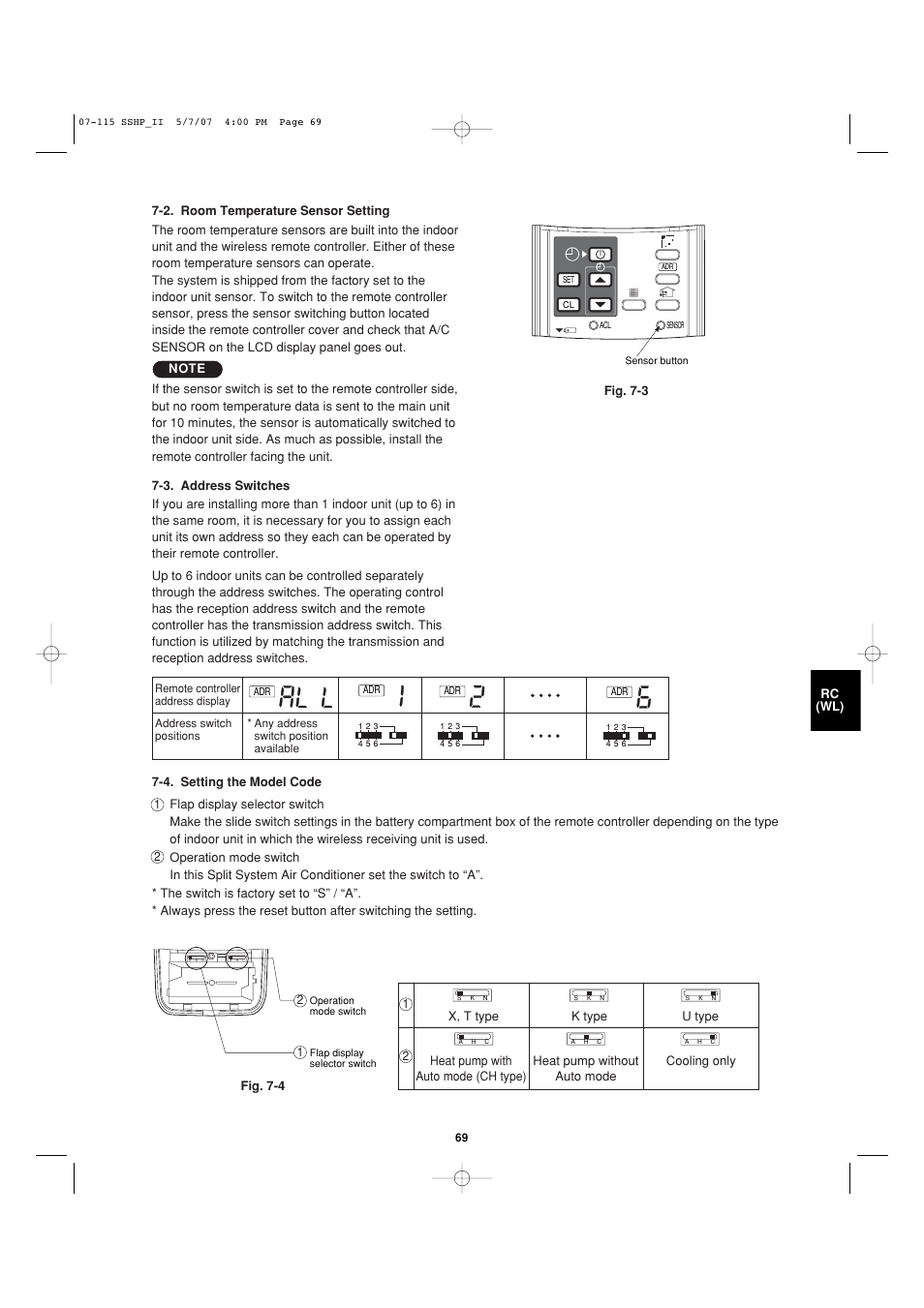 Sanyo C4272R S/C User Manual | Page 69 / 111
