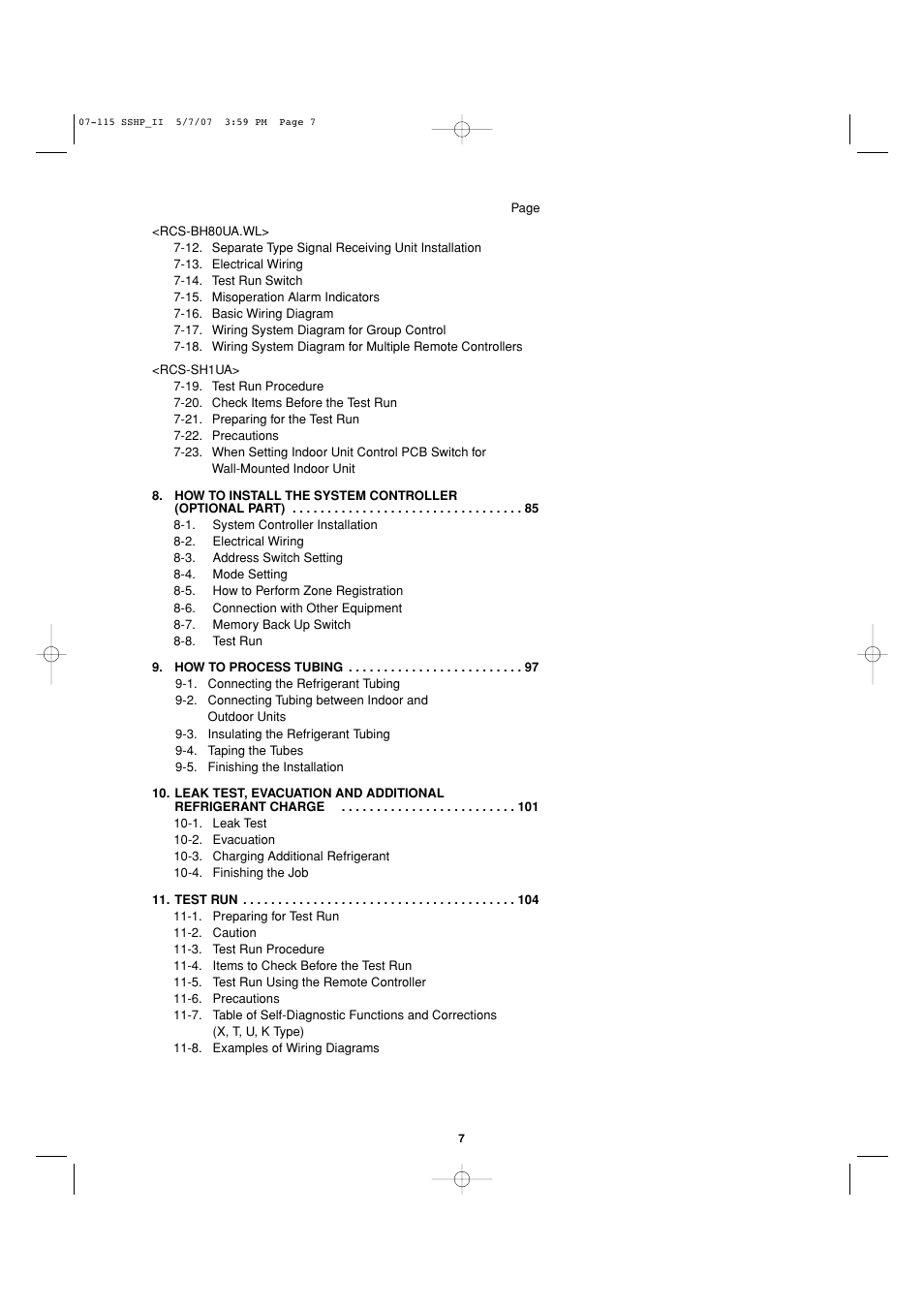 Sanyo C4272R S/C User Manual | Page 7 / 111
