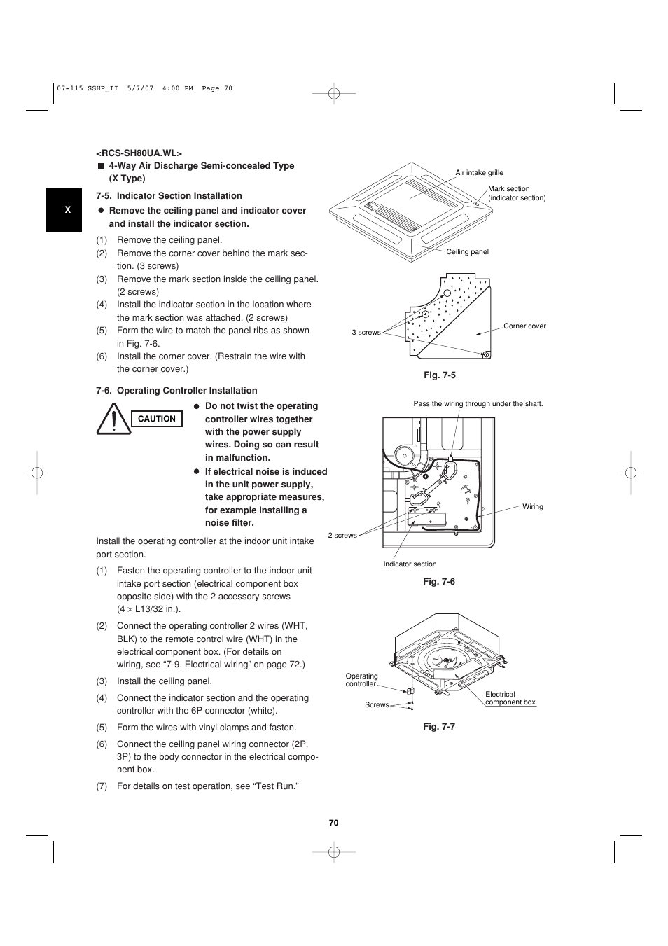 Sanyo C4272R S/C User Manual | Page 70 / 111