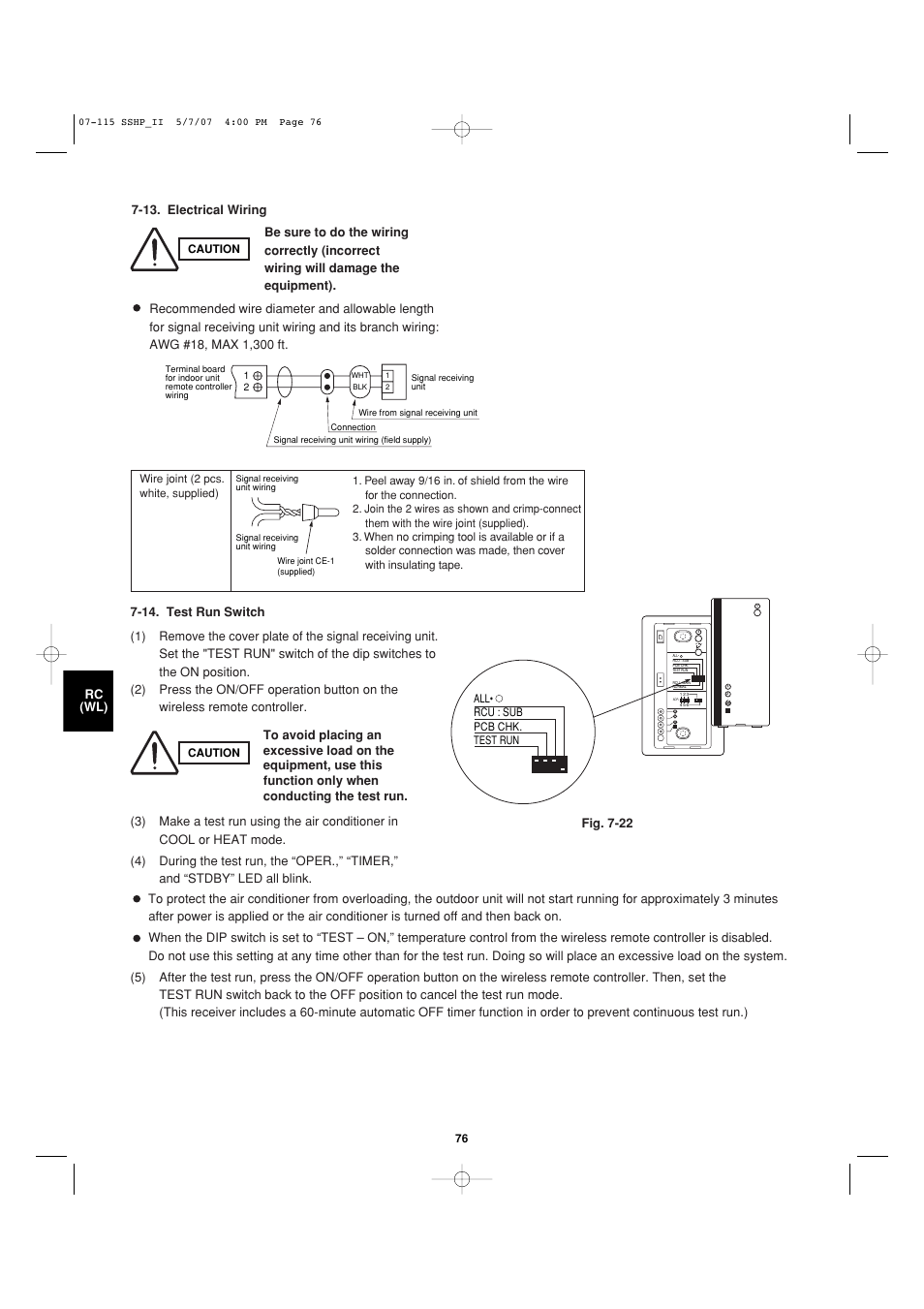 Sanyo C4272R S/C User Manual | Page 76 / 111