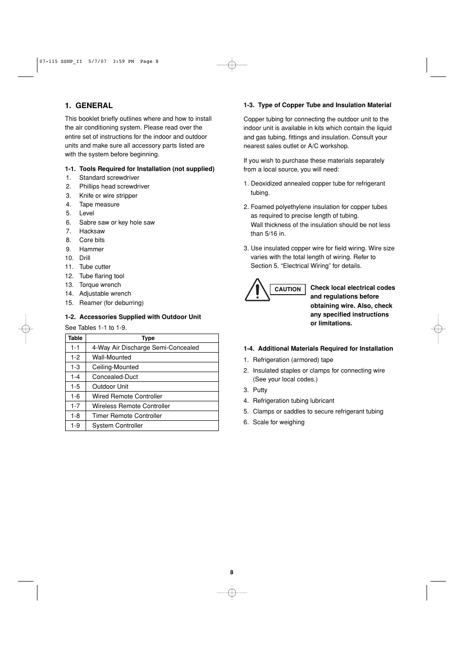 Sanyo C4272R S/C User Manual | Page 8 / 111