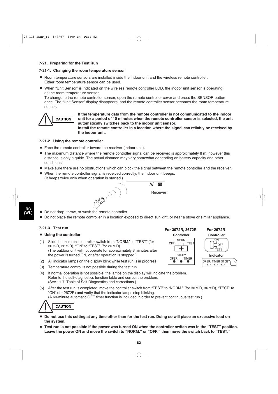 Sanyo C4272R S/C User Manual | Page 82 / 111