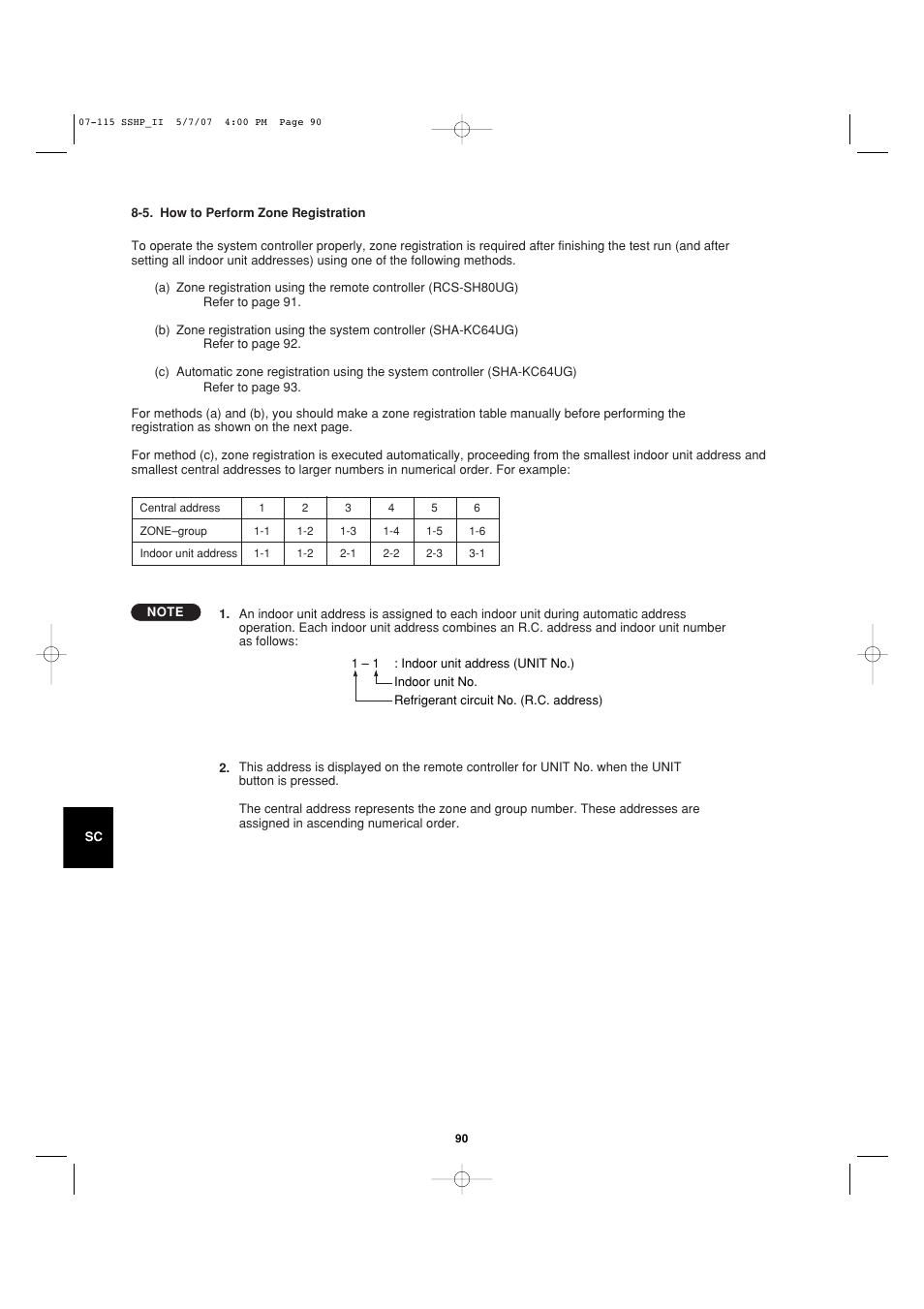 Sanyo C4272R S/C User Manual | Page 90 / 111
