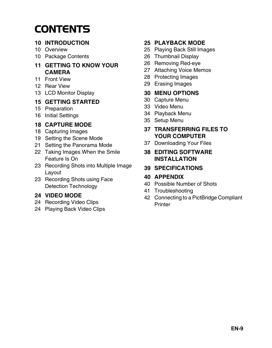 Sanyo VPC-S885 User Manual | Page 10 / 45