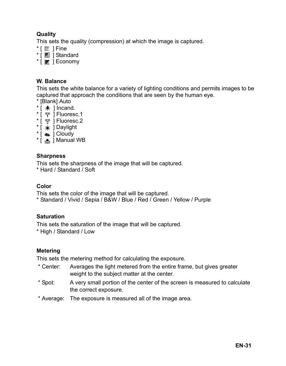 Sanyo VPC-S885 User Manual | Page 32 / 45